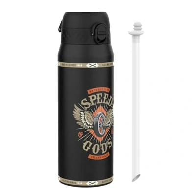 Afbeelding van ION8 Lekbestendig Thermische Waterfles 750 ml (24 oz) Lekvrij, BPA vrij, drievoudig sluitdeksel, vacuüm geïsoleerd, MotoGP Speed