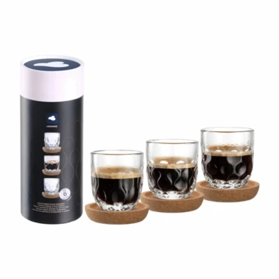 Afbeelding van Koffieglas Leonardo Gocce Espresso 60ml (Set van 6)