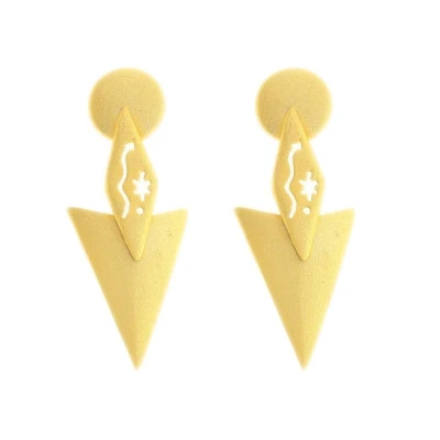 Afbeelding van Behave Oorbellen goud kleur 4cm