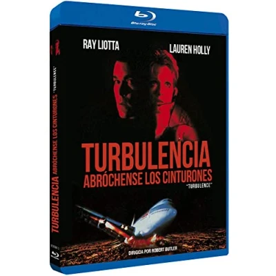 Afbeelding van Turbulence 1997 Blu Ray EU import met Duitse originele toon/Ray Liotta, Lauren Holly, Brendan Gleeson