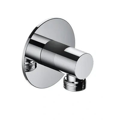 Afbeelding van HotBath Cobber M517 wanduitlaat messing Gepolijst