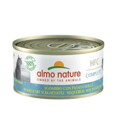 Afbeelding van Almo Nature HFC Complete 6 x 70 g Makreel met Zoete Aardappel