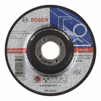 Afbeelding van Bosch Accessoires Afbraamschijf gebogen Expert for Metal A 30 T BF, 115 mm, 22,23 4,8 mm 1 stuks 2608600537