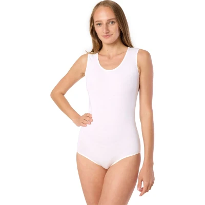 Afbeelding van Merry Style Dames Body Bodysuit Korte Mouwen Katoen MS KS BD901 Wit L