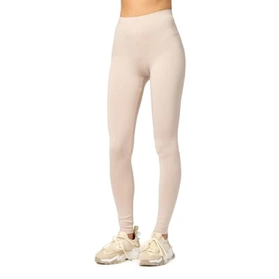 Afbeelding van Merry Style Lange legging voor vrouwen van viscose in de vrije tijd, ontspannen wandelen, Plus maat MS10 143 (Beige, M)