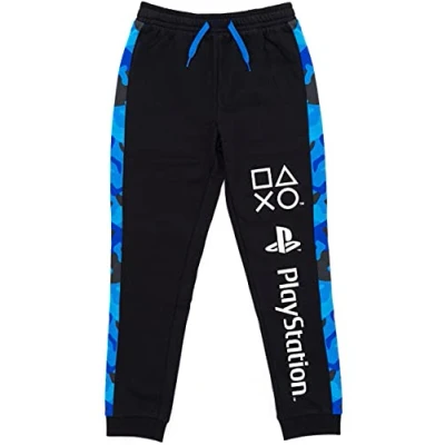 Afbeelding van PlayStation Lounge Pants Jongens Black Game Console Pyjama Broek Joggers PJ&#039;s 11 12 jaar