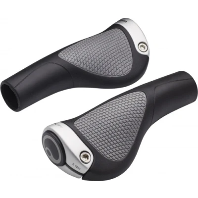 Afbeelding van Ergon GP1 Lock on fietsgrepen, regular compatibel, voor touring en MTB fietsen, zwart, large