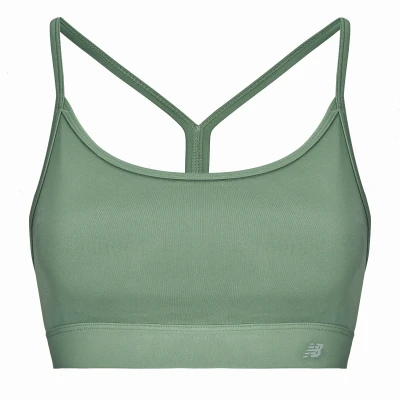 Afbeelding van New Balance Essential YOGA BRA Sportbh met light support, Dames, Maat: Large, Green