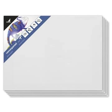 Afbeelding van Kangaro canvaspaneel 30x40 cm 3mm board 3x primed set 5 stuks K 803040