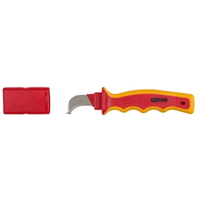 Afbeelding van Kabelmes met isolatie en haakmes, 200 mm KS Tools 117.1331