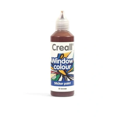 Afbeelding van Creall Glass glasstickerverf bruin 1 FL 80 ML 20555