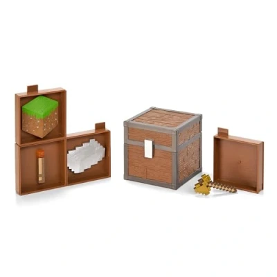 Afbeelding van Noble Collection Minecraft buitkist vlaktes 10 cm, Andere spelaccessoires