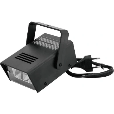 Afbeelding van Eurolite LED Disco Strobe Instelbare Flitsfrequentie Koud wit licht Compact Basic 25