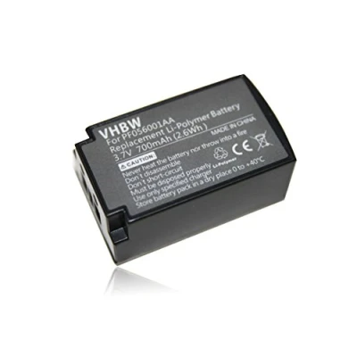 Afbeelding van vhbw 1 x accu compatibel met Parrot ZIK draadloze headset hoofdtelefoon (700 mAh, 3,7 V, Li polymeer)