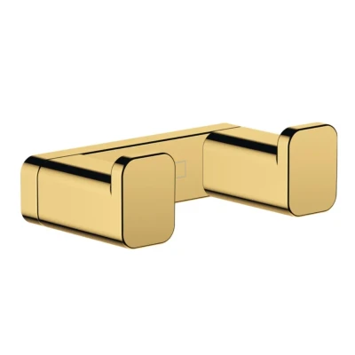 Afbeelding van Hansgrohe addstoris dubbele haak gepolijst goud optic 41755990