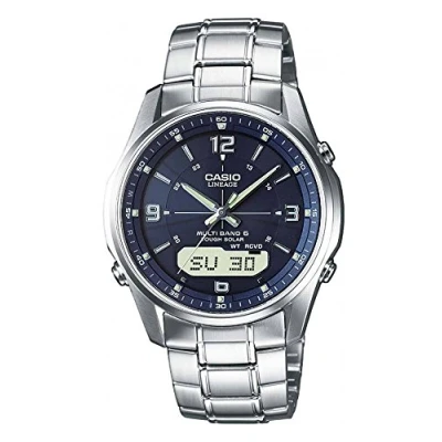 Afbeelding van Casio Radio Controlled LCW M100DSE 2AER Herenhorloge 40 mm Zilverkleurig