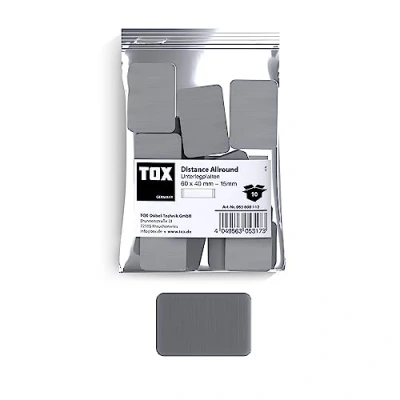 Afbeelding van TOX Distance 065600112 Allround diktes, kunststofdiktes, tot 5 ton vulbaar, polypropyleen, 60 x 40 15 mm, 1 zak, 10 stuks