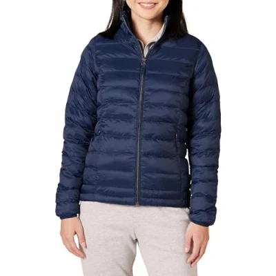 Afbeelding van Amazon Essentials lichtgewicht waterbestendig verpakt Puffer jas,marineblauw,US XXL (EU 3XL 4XL)