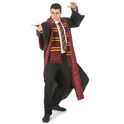 Afbeelding van Harry Potter Gryffindor Wizard Robe / Gryffoendor tovenaar kostuum (M)