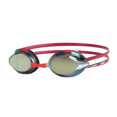 Afbeelding van Zoggs Racer Titanium Grijs Rood Gespiegeld Goud