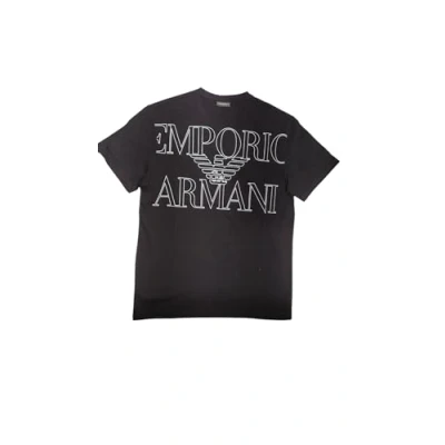 Afbeelding van Emporio Armani CREW NECK Tshirt print, Heren, Maat: Medium, Black