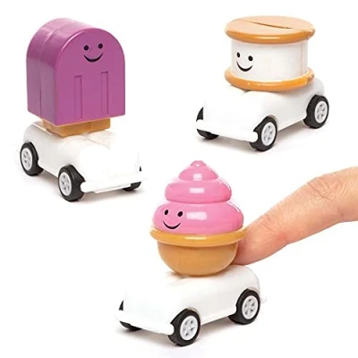 Afbeelding van Baker Ross FE350 Terugtrek Zoetigheden Wagens Set van 4, Auto&#039;s, Kinderspeelgoed, Feestzakjes vuller voor Kinderen