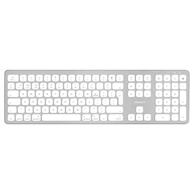 Afbeelding van Macally Slim Bluetooth Keyboard QWERTY UK wit BTWKEYMB