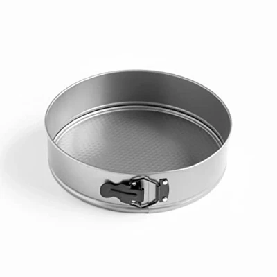 Afbeelding van LACOR 68676 bakvormen, rond, cakevorm, afneembare vorm, koolstofstaal, anti aanbaklaag, PFOA vrij, milieuvriendelijk, diameter 18 cm, inhoud 1,5 l