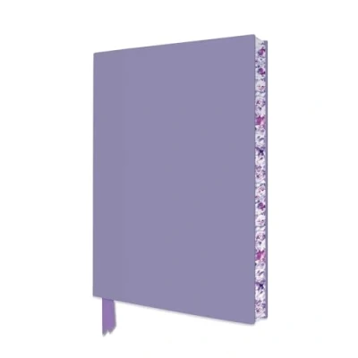 Afbeelding van Lilac Artisan Notebook (Flame Tree Journals): Unser hochwertiges, liniertes Blankbook mit Softcovereinband aus Kunstleder und farbigem, künstlerisch gestaltetem Buchschnitt