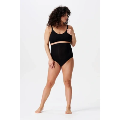 Afbeelding van Noppies Zwangerschapsslip NOCJUN23 Nisa Seamless Sensil Black Maat XS/S