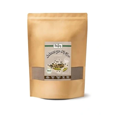Afbeelding van Biojoy BIO Zwarte peper, gemalen (1 kg), Peperkorrels in Poeder (Piper nigrum L.)