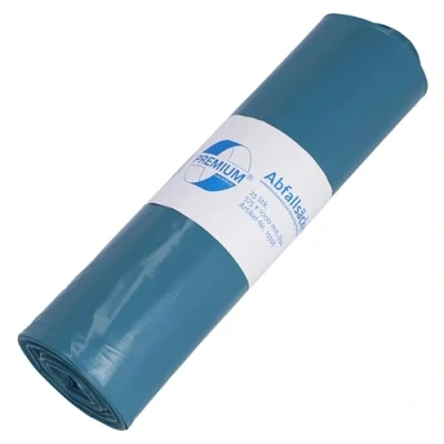 Afbeelding van Afvalzakken DEISS PREMIUM blauw type 60, 70 liter
