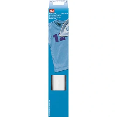 Afbeelding van Prym 968193 creatief vlies aan beide zijden opstrijkbaar 150 x 30 cm, polyester, wit