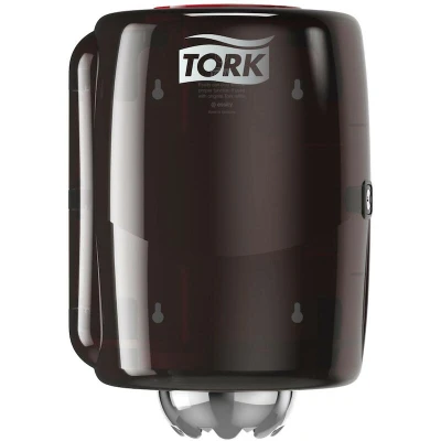 Afbeelding van Tork Centerfeed MiDi Dispenser zwart/rood Performance M2 659008