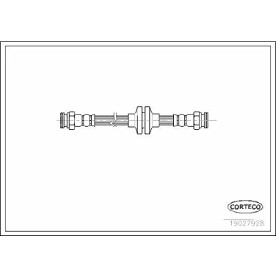 Afbeelding van CORTECO 19027928 Remslang 285mm