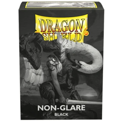 Afbeelding van Dragon Shield Sleeves Matte Non Glare: Black (100 stuks)