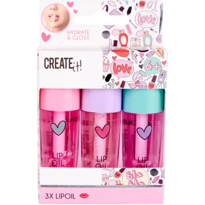 Afbeelding van Create It! Lippenolie, 3st.