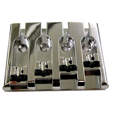 Afbeelding van Göldo 3 D bas Bridge 4 String Chrom Basgitaaronderdeel