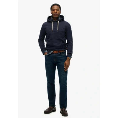 Afbeelding van Superdry Embossed Graphic Hoodie, Heren, Maat: Large, Deep navy