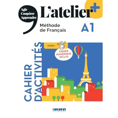 Afbeelding van L&#039;atelier + A1 cahier numérique didierfle.app: d&#039;activités, avec inclus