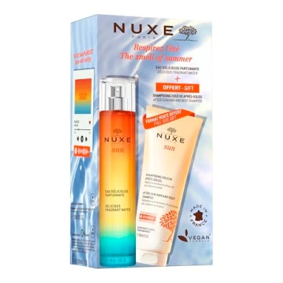 Afbeelding van NUXE BREATHE THE SUMMER Perfume Set (2 pcs) sun Delicious Scented Water 100ml + After Shower Shampoo 200ml