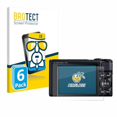 Afbeelding van BROTECT Screenprotector voor Canon PowerShot SX740 HS Lite Folie Beschermfolie Beschermglas transparant (6 Stuks)