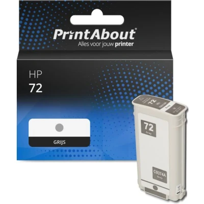 Afbeelding van Huismerk HP C9374A Inktcartridge Grijs