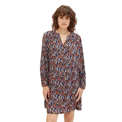 Afbeelding van Tom tailor kleed voor dames blauw maat 38
