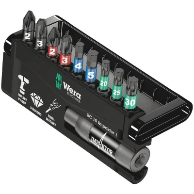 Afbeelding van Wera bitset 10 delig Bit Check Impaktor 1 SB