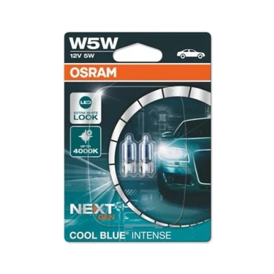 Afbeelding van Osram W5W 12V 5W W2.1x9.5d Cool Blue Intense (NEXT GEN)