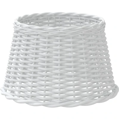 Afbeelding van Lampenkap Ø45x28 cm wicker wit