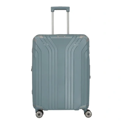 Afbeelding van Travelite Elvaa 4 Wiel Trolley M Expandable bluegrey Harde Koffer