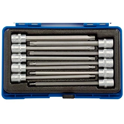 Afbeelding van Draper 16311 TX Star 3/8 inch vierkante aandrijving 150 mm socket bit 10 delige set