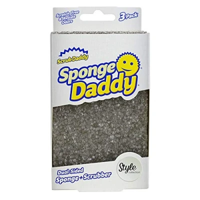 Afbeelding van Scrub Daddy Sponge Style Collection Dubbelzijdige Schoonmakende Spons met Textuur Veranderende Schuim